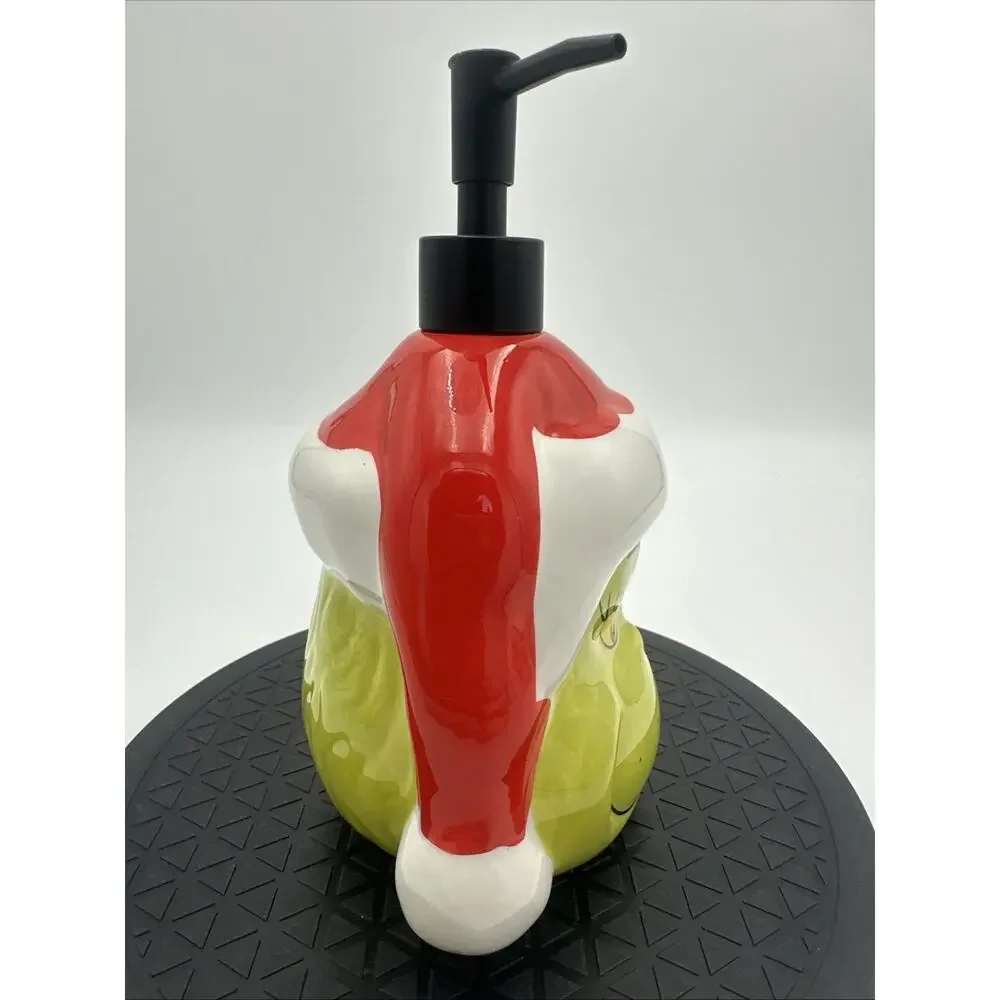 New Christmas Dr. Seuss The Grinch Face Lotion or Soap Dispenser